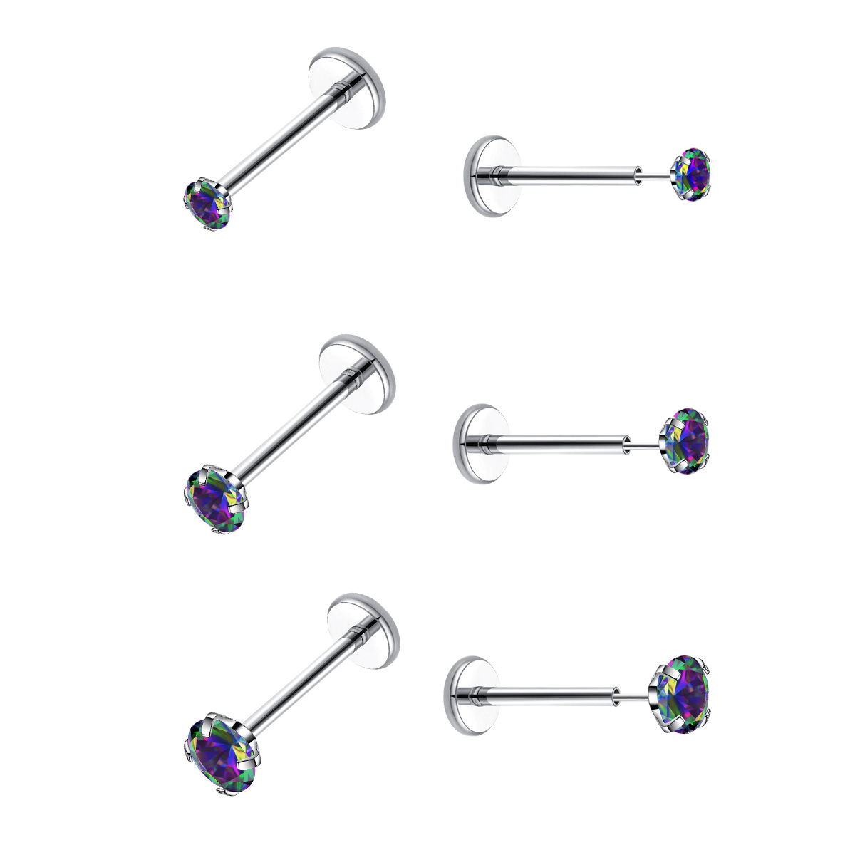 Body Jewelry Hypoallergenic - Boucle d'oreille sans fil à dos