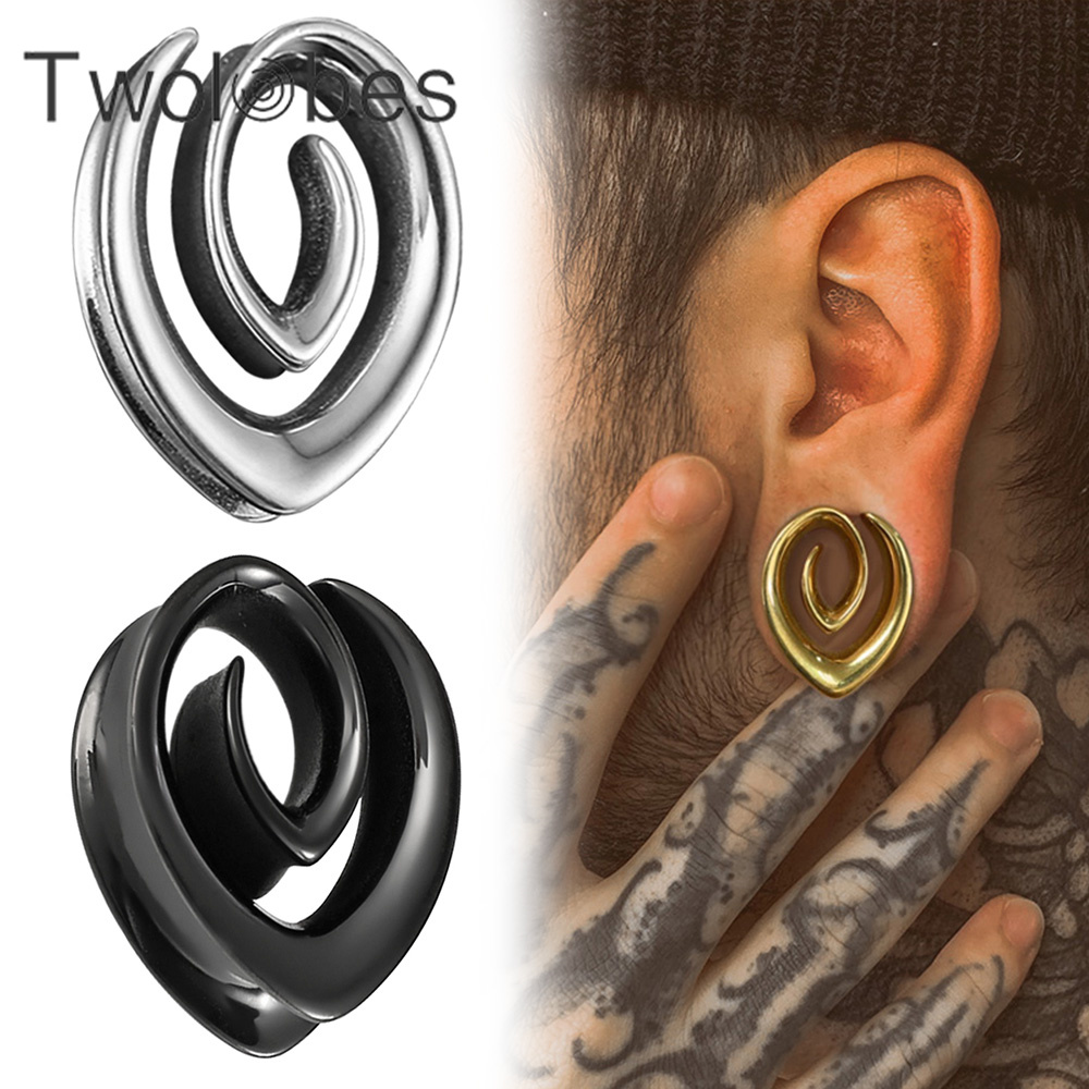 Body Jewelry Hangers - Twolobes 2 pièces bouchons de selle