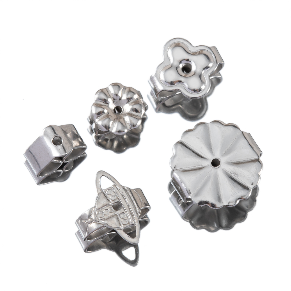 Body Jewelry Top - Boucles d'oreilles fleur en acier inoxydable,