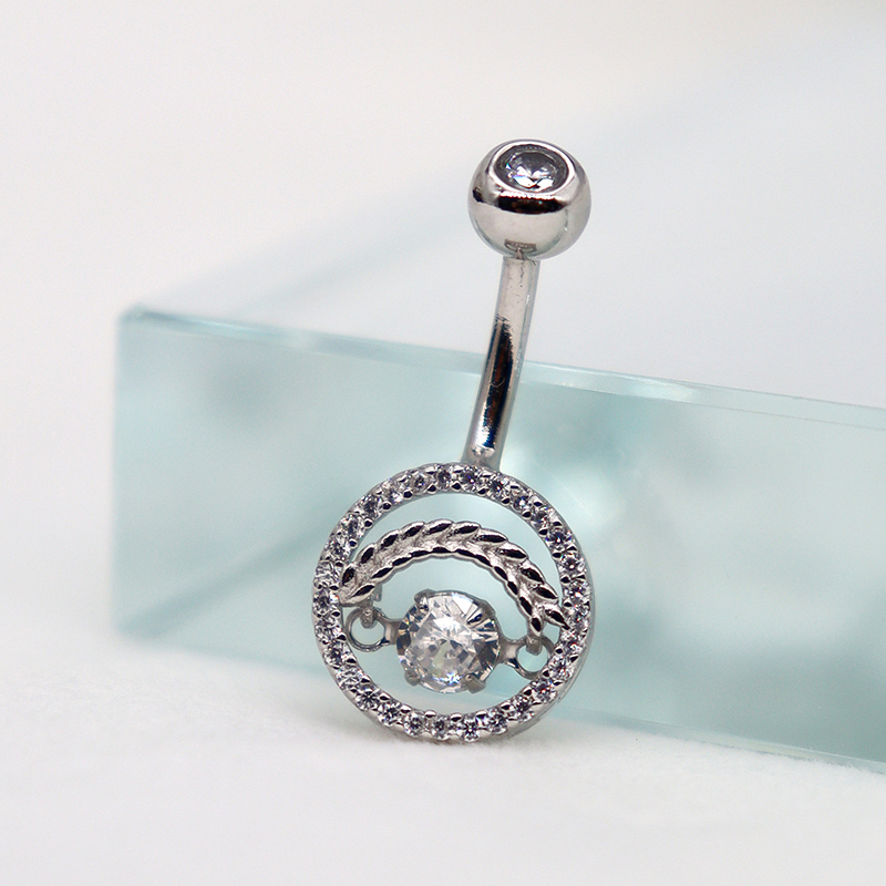Body Jewelry Good Quality - Piercing nombril argent 925 argent Sterling
