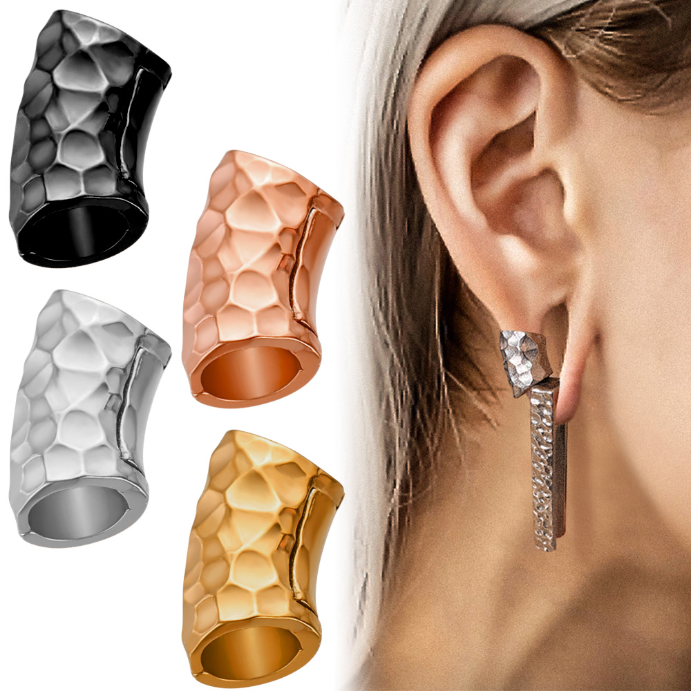 Body Jewelry Hangers - Giga 1/2 pièces Poids d'oreille martelés,
