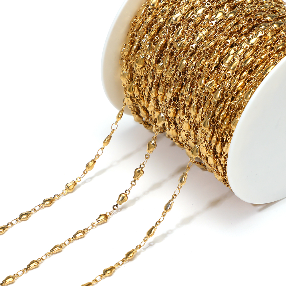 Body Jewelry Chain - Chaînes à perles en acier inoxydable