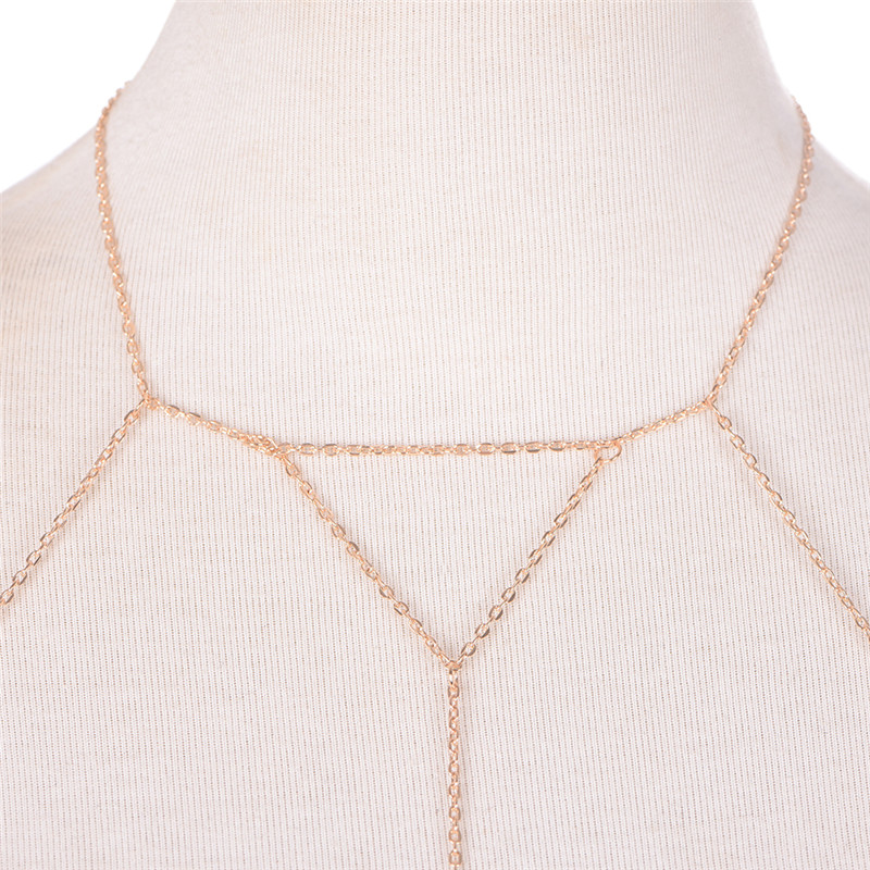 Soutien-gorge à maillons dorés - Body Jewelry Ends avis et prix
