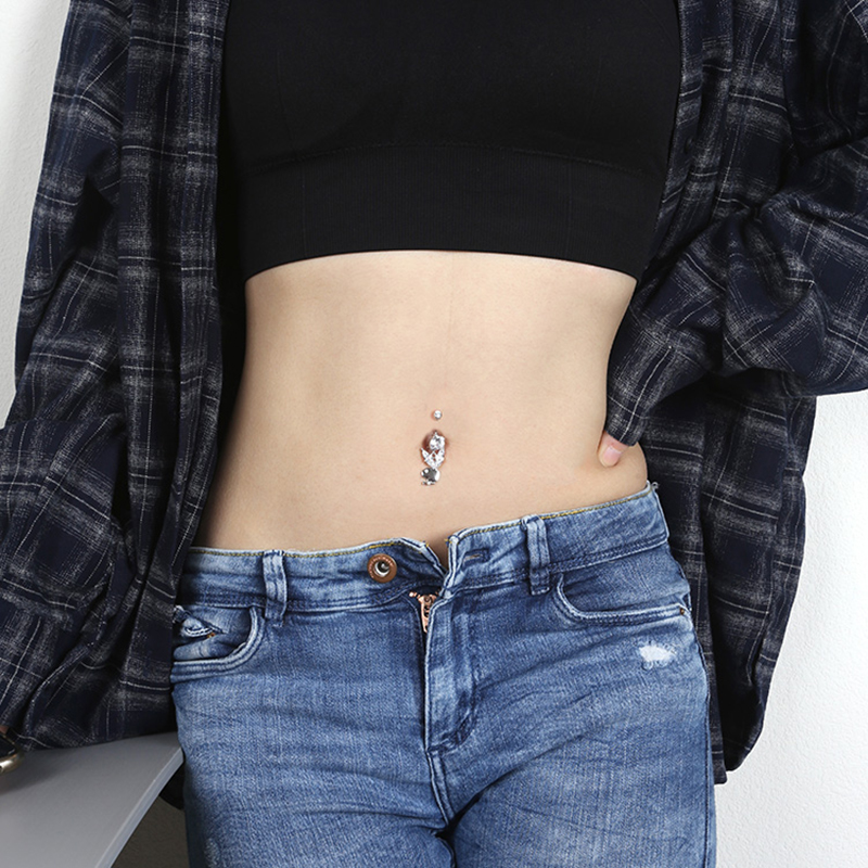 Lapin Piercing Nombril Hypoall - Body Jewelry Hypoallergenic avis et prix