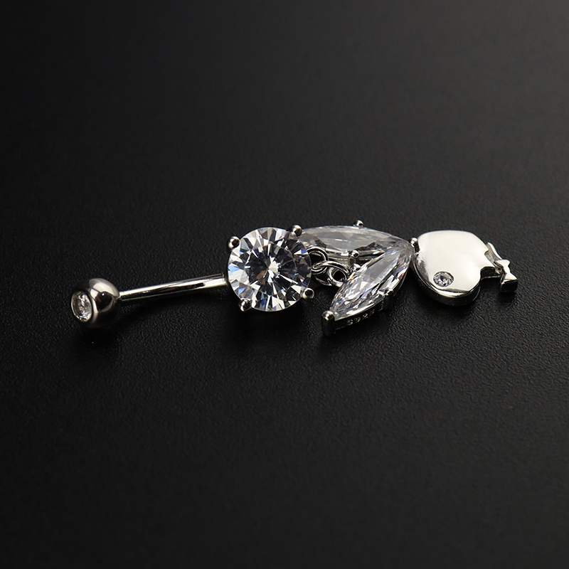 Lapin Piercing Nombril Hypoall - Body Jewelry Hypoallergenic avis et prix