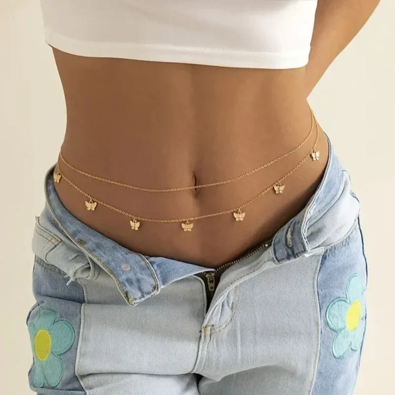 Chaîne papillon Double couche  - Body Jewelry Chain avis et prix