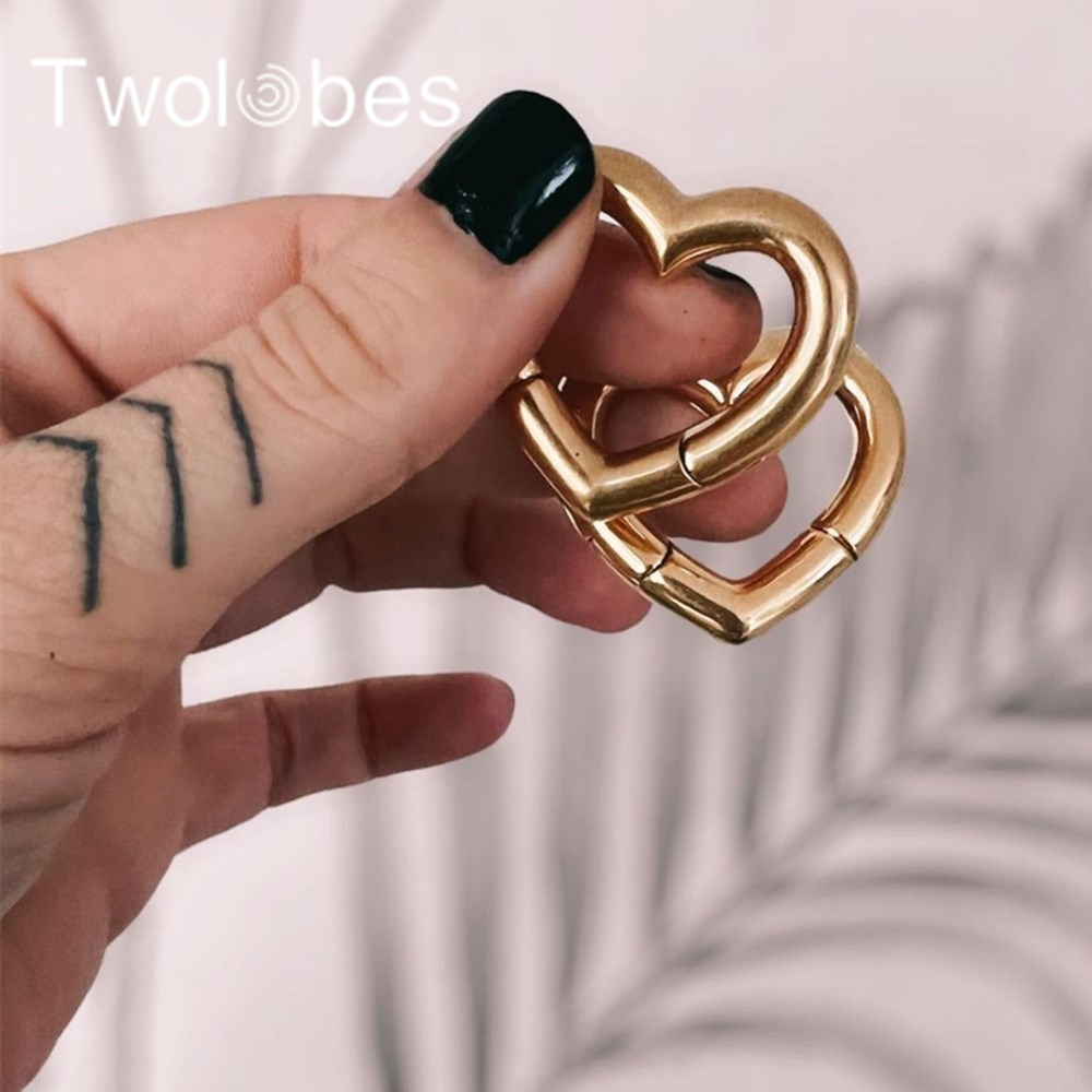 Twolobes 2 pièces coeur 316 ja - Body Jewelry Hangers avis et prix
