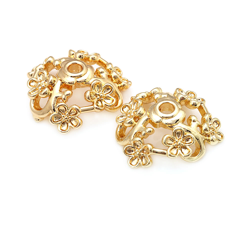 Perles en laiton en forme de f - Body Jewelry Diy avis et prix