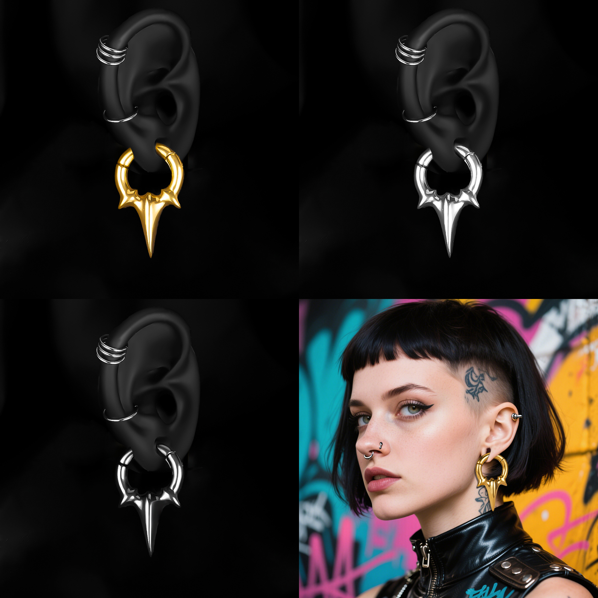 Vanku 2 pièces de poids d'orei - Body Jewelry Hangers avis et prix