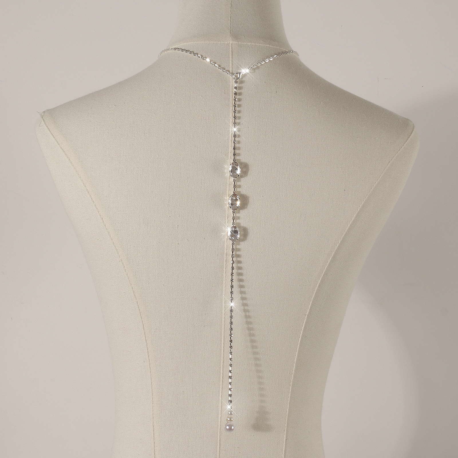 1 chaîne arrière en strass pou - Body Jewelry Chain avis et prix