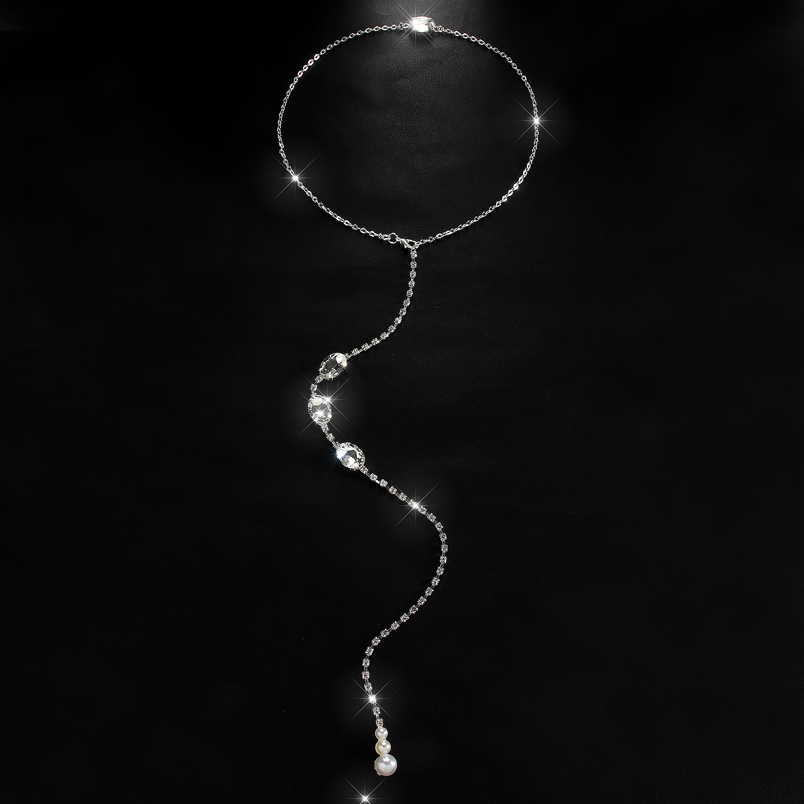 1 chaîne arrière en strass pou - Body Jewelry Chain avis et prix