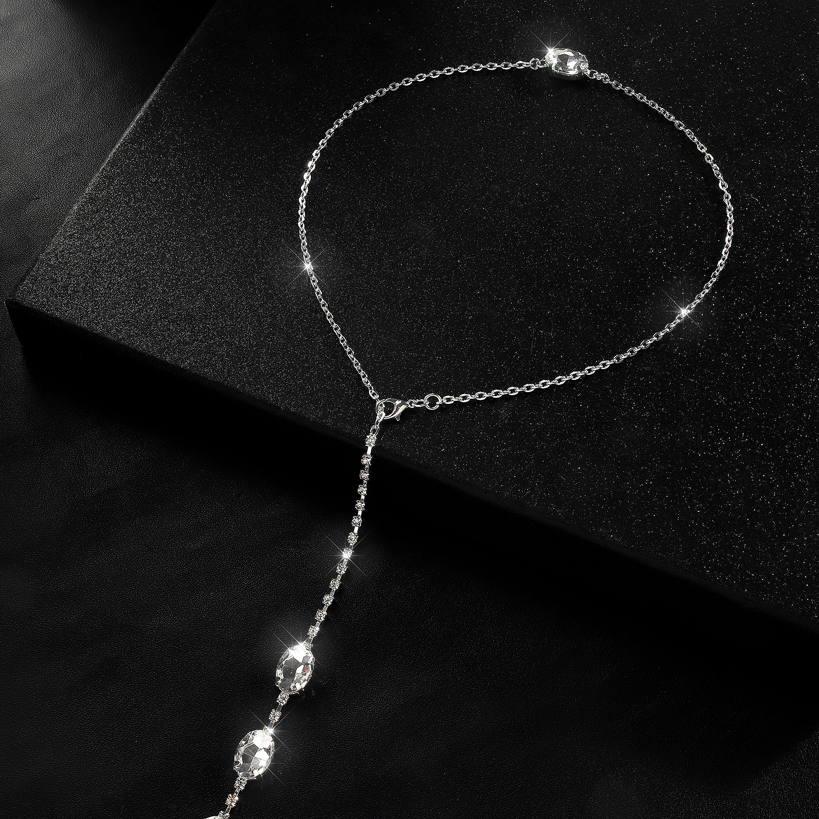 1 chaîne arrière en strass pou - Body Jewelry Chain avis et prix