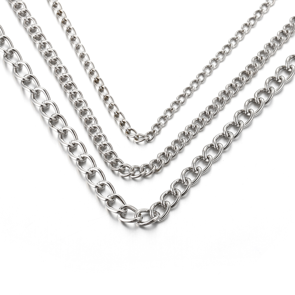 Chaîne fine ovale plate en mét - Body Jewelry Chain avis et prix