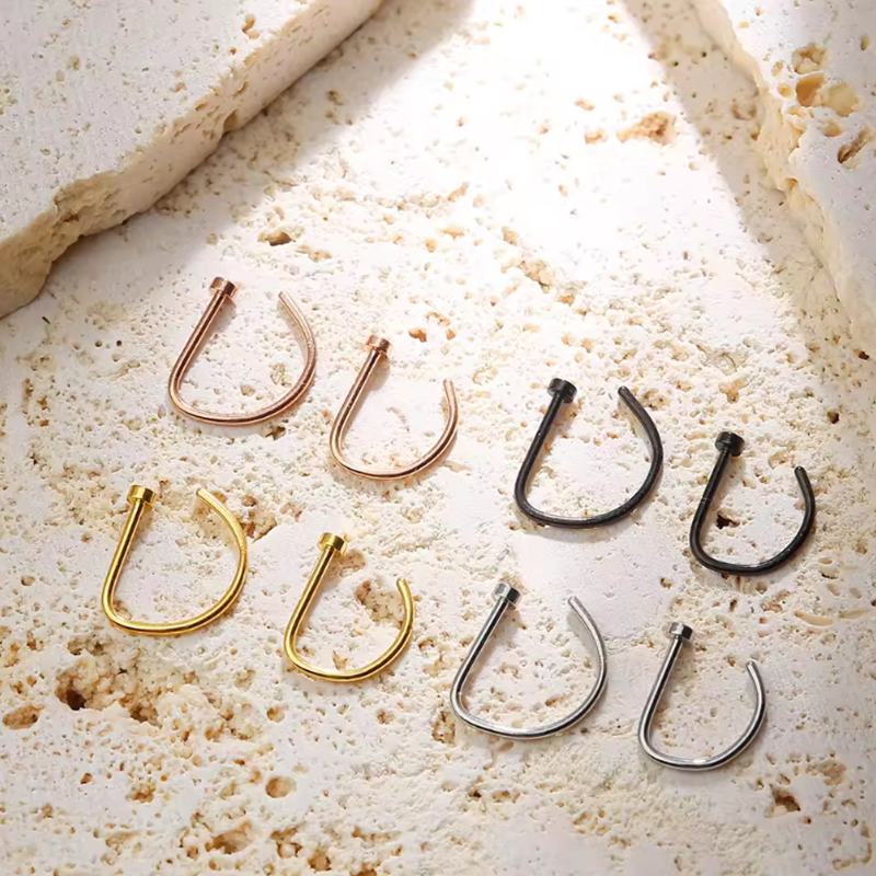 Anneau de nez à visser en acie - Body Jewelry Hypoallergenic avis et prix