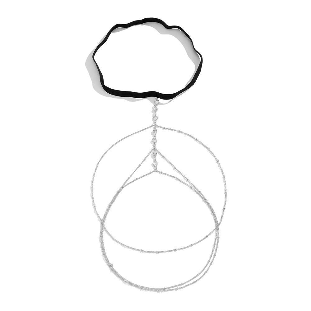 Chaîne de jambe élastique bohè - Body Jewelry Chain avis et prix