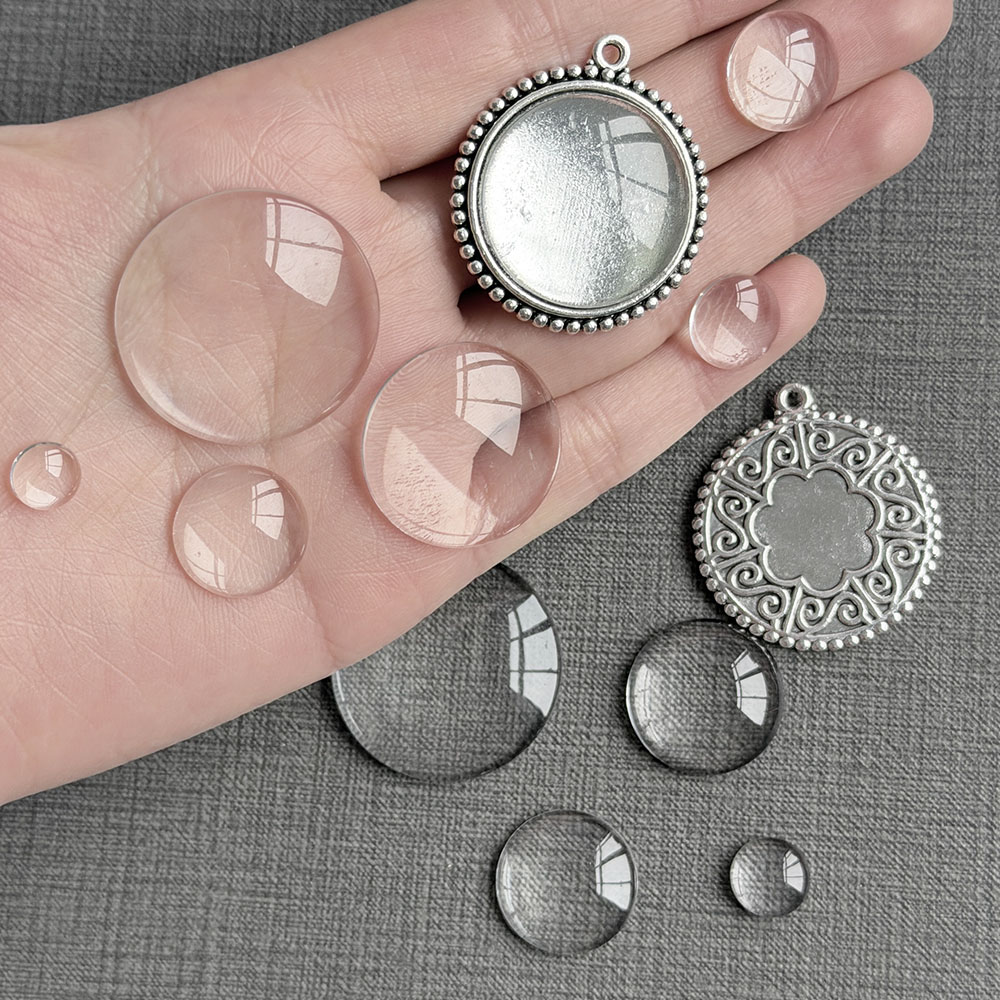 Cabochons en verre transparent - Body Jewelry Top avis et prix